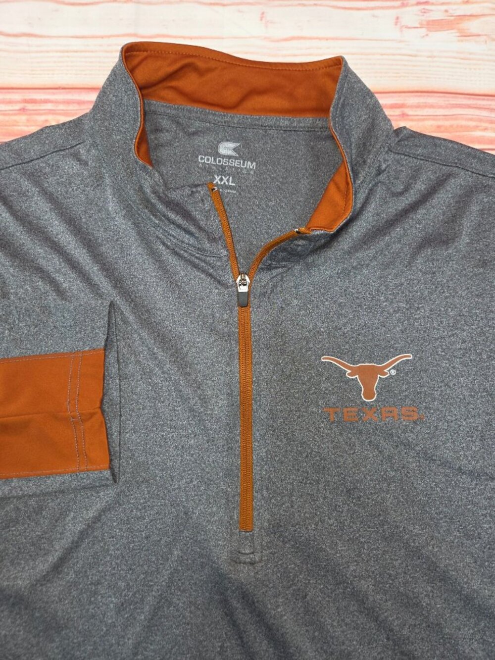 Texas Longhorns Colosseum Athletics 1/4 Zip Pullover Size XXL